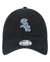 New Era Women's Black Chicago White Sox Glitz 9TWENTY Adjustable Hat