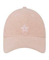 New Era Women's Light Pink Dallas Cowboys Cozy 9FORTY Adjustable Hat