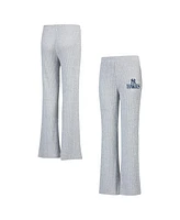 Concepts Sport Women's Gray New York Yankees Juniper Rib Knit Flare Sleep Pants