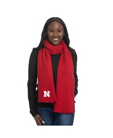 ZooZatz Women's Nebraska Huskers Fashion Knit Scarf