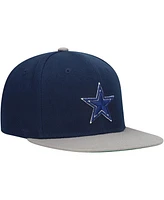 Mitchell & Ness Big Boys and Girls Navy/Silver Dallas Cowboys Two-Tone Snapback Hat