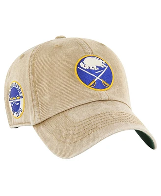 '47 Brand Men's Khaki Buffalo Sabres Earldor Clean Up Adjustable Hat