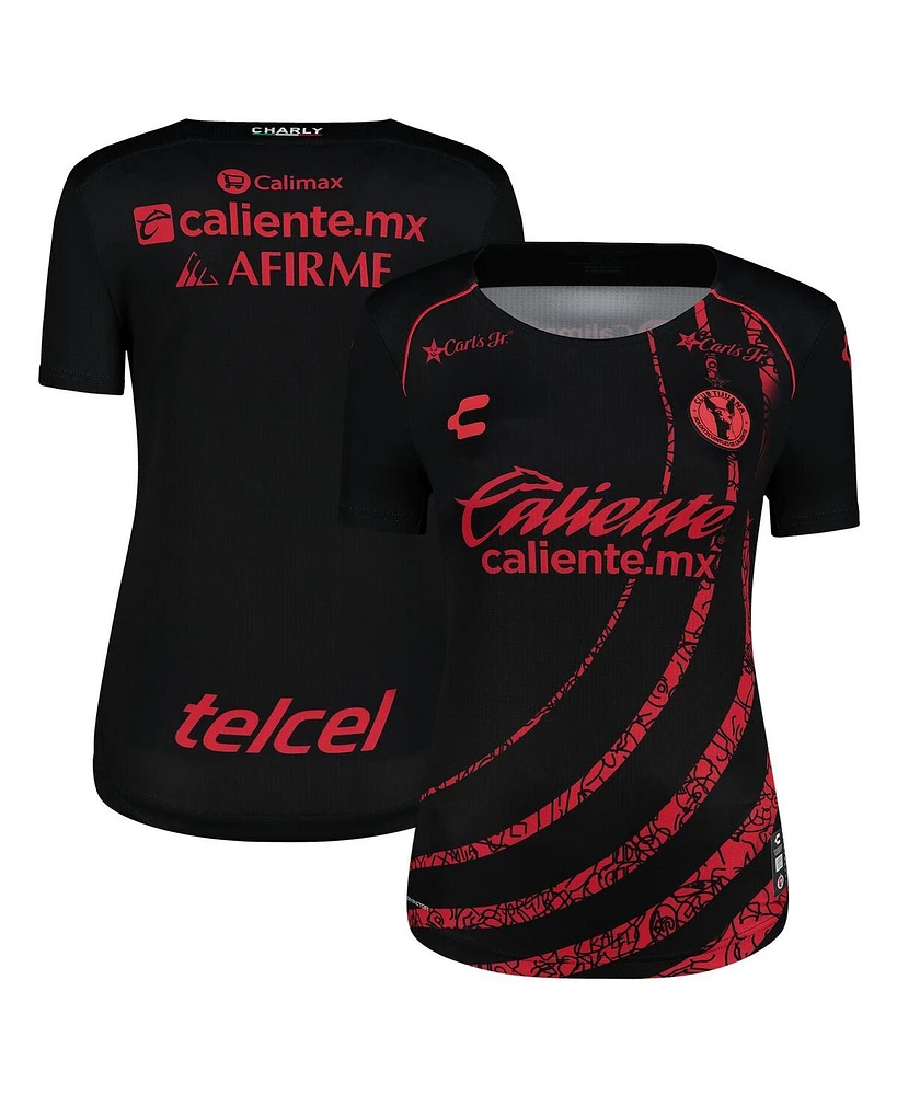 Charly Women's Black/Red Club Tijuana 2024/25 Home Authentic Jersey