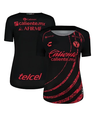 Charly Women's Black/Red Club Tijuana 2024/25 Home Authentic Jersey