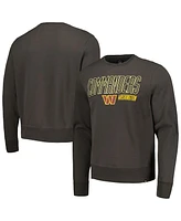 '47 Brand Men's Charcoal Washington Commanders Locked Headline Pullover Sweatshirt