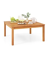 Patio Solid Acacia Wood Coffee Table Side Table