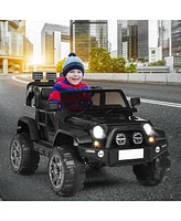 12V 2-Seater Ride on Car Truck with Remote Control and Storage Room