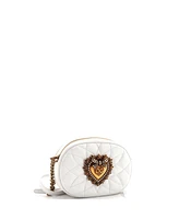 Pre-Owned Dolce & Gabbana Small Devotion Camera Bag Quilted Leather