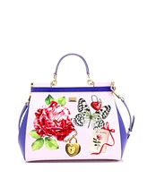 Pre-Owned Dolce & Gabbana Medium Miss Sicily Bag Printed Leather