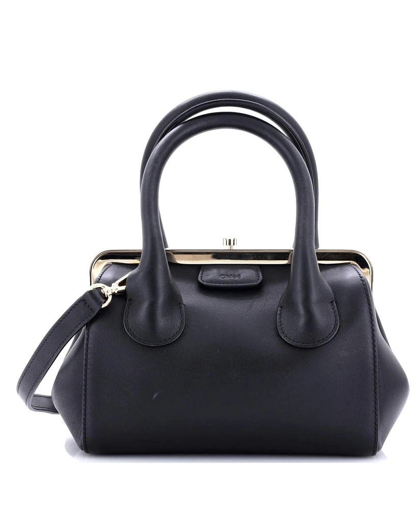 Pre-Owned Chloe Small Joyce Frame Bag Leather