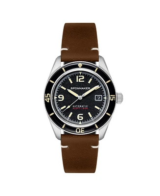 Spinnaker Men's Fleuss Automatic Leather Strap Watch