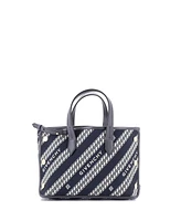 Pre-Owned Givenchy Mini Bond Shopper Tote Logo Jacquard Canvas