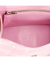 Pre-Owned Balenciaga Small Hourglass Top Handle Bag Bb Monogram Denim