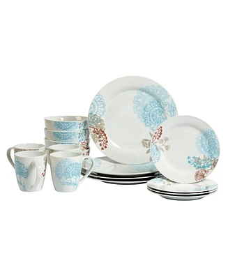 Tabletops Unlimited Emma 16-Pc. Dinnerware Set, Service for 4