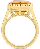 Effy Citrine Ring (5-5/8 ct. t.w.) in 14k Gold over Silver