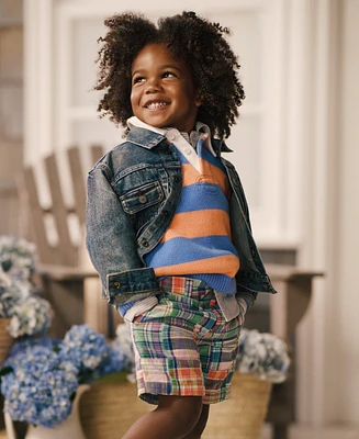 Polo Ralph Lauren Toddler and Little Boys Patchwork Madras Shorts