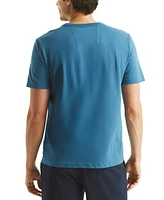 Nautica Men's Short Sleeve Chest Stripe Crewneck T-Shirt
