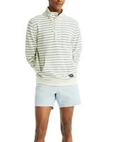 Nautica Men's Long Sleeve Striped Pullover Sweatshirt