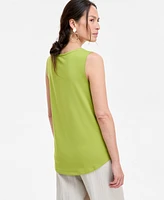 Jm Collection Women's Scoop-Neck Sleeveless Tank Top, Regular & Petite