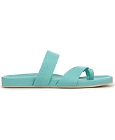 Franco Sarto Women's Estella Open Square Toe Slide Flat Sandals