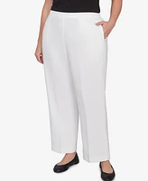 Alfred Dunner Plus Estate of Mind Pull-On Short Length Pants