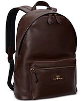 Polo Ralph Lauren Men's Pebbled Leather Backpack