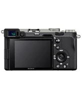 Sony Alpha a7C Full-Frame Compact Mirrorless Camera Body (Silver)