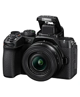 Nikon Z50 Ii Black Mirrorless Camera Two Lens Kit with Cmos Image Sensor