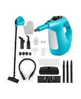 1400W Handheld Steam Cleaner with 14-Piece Accessory Kit and Child Lock