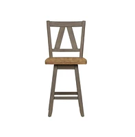 Counter Height Swivel Chair (Rta)-Set of 2