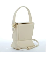 Susu The Amber Leather Bucket Bag Off White