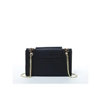 Susu The Mary Black Small Crossbody Leather Wristlet