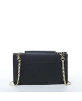 Susu The Mary Small Crossbody Leather Purse Black Snakeskin Pattern