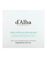 d'Alba Daily Mild Cica Calming Pad 50 Pads