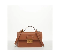 Susu The Jessica Brown Leather Crossbody Bag