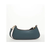 Susu The Emily Leather Baguette Bag Blue