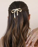 Ettika Bow Gold Tone Barrette