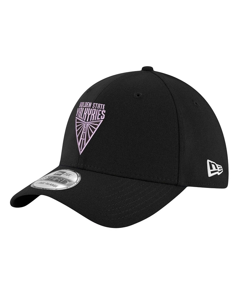 New Era Men's and Women's Eclipse Black Golden State Valkyries Logo 39THIRTY Flex Hat