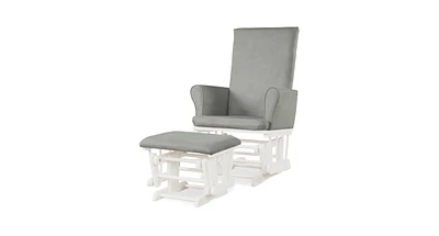 Baby Nursery Relax Rocker Rocking Chair Glider & Ottoman Set