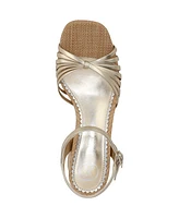 Sam and Libby Women's Lacey Block Heel Strappy Platform Sandals