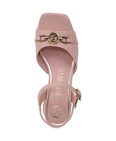 Sam and Libby Women's Lilah Block Heel Dress Sandals