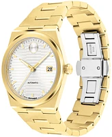 Movado Men's Bold Quest Swiss Automatic Ionic Plated Light Gold Steel Watch, 39mm