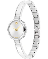 Movado Women's Moda Swiss Quartz Stainless-Steel Watch, 24mm