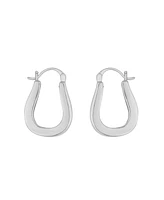 And Now This Polished Click Top Hoop Earrings