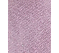 Alex & Sophia Juniors' Cross-Back Sequin Gown