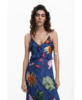 Desigual Women's Floral midi dress