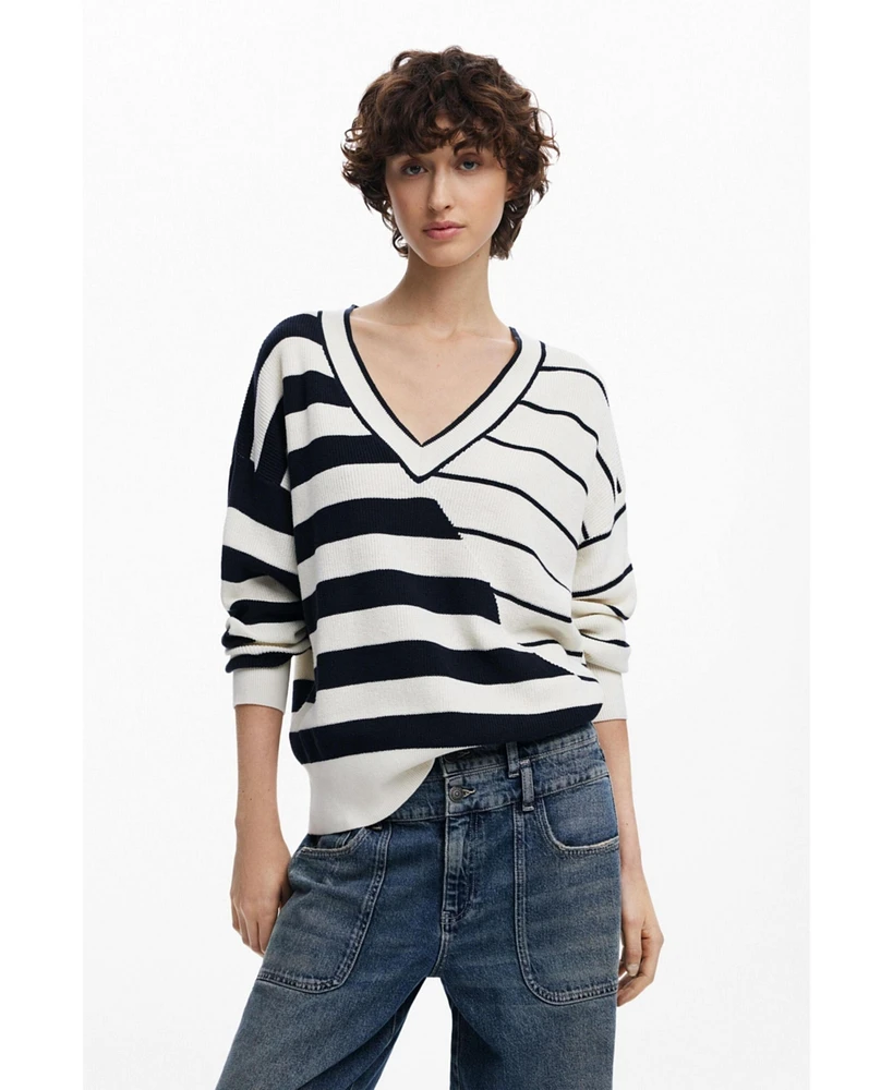 Desigual Women's Striped sweater