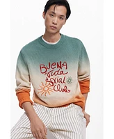 Desigual Men's BuenaVida gradient sweater