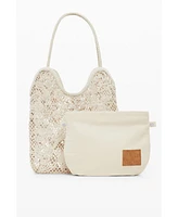 Desigual Women's Medium crochet shoulder bag