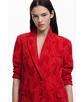 Desigual Women's Contrast blazer